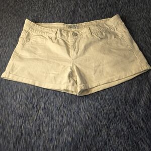 Aeropostale, white shorty shorts, 7/8